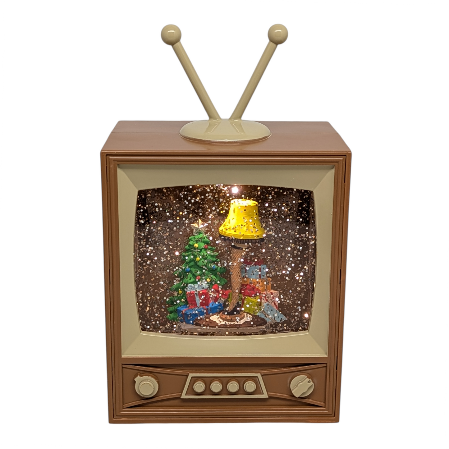 A Christmas Story LED Musical Television Waterglobe - 8.5 Inch - Default Title - Christmas >> Snowglobes
