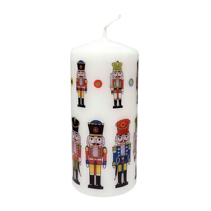 Christmas Nutcracker Pillar Candle - Default Title - Home & Living >> Candles >> Pillar