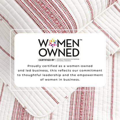 Stripe Quilt - Wesley Collection - - Quilts & Comforters