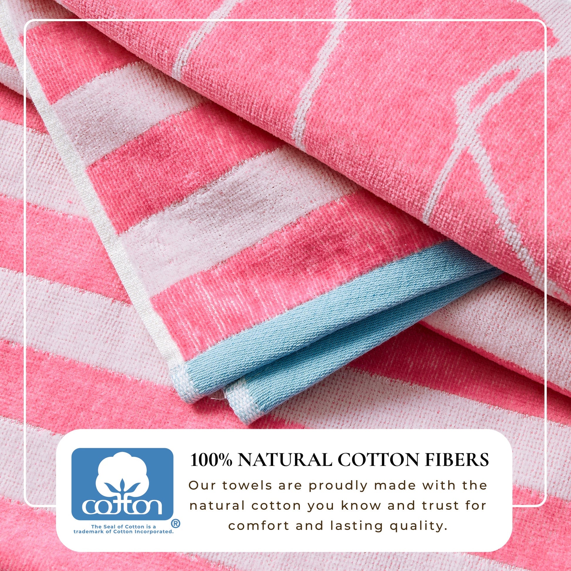 Cotton Velour Beach Towel - Maui Collection - - Beach Towels