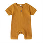 Baby Solid Color Onesie Yellow 6 Months Old
