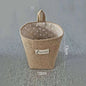 Cotton Linen Storage Basket Hanging Pocket Jute Bag Kia Day Design