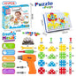 3D Mosaic Puzzle Building Set with Tools - Kia Day Design