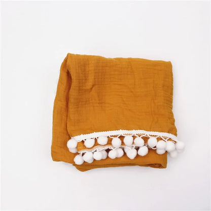 Organic Cotton Baby Tassel Blankets - Kia Day Design