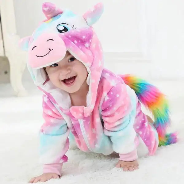 Children's Cute Long Sleeved Pajamas