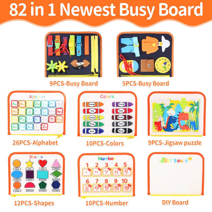 Toddlers Montessori Educational Busy Board