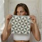 Umbra Australian Cotton Towels - Sage & Ecru Washcloths (Set of 2) - Home - Bath