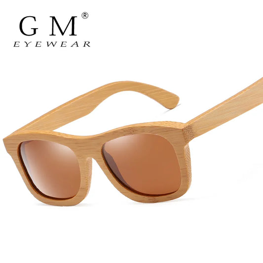 Vintage Bamboo And Wood Sunglasses