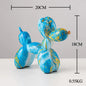 Nordic Resin Balloon Dog Statue Kia Day Design