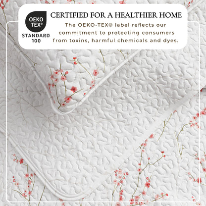Floral Quilt - Sakura Collection - - Quilts