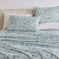 Watercolor Floral Sheet Set - Delia Collection - Snowy Botanical - Sheets