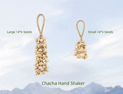 Hand Bell | Chacha Oleander Seed Shaker - Small 42 Seeds - Seed Shaker