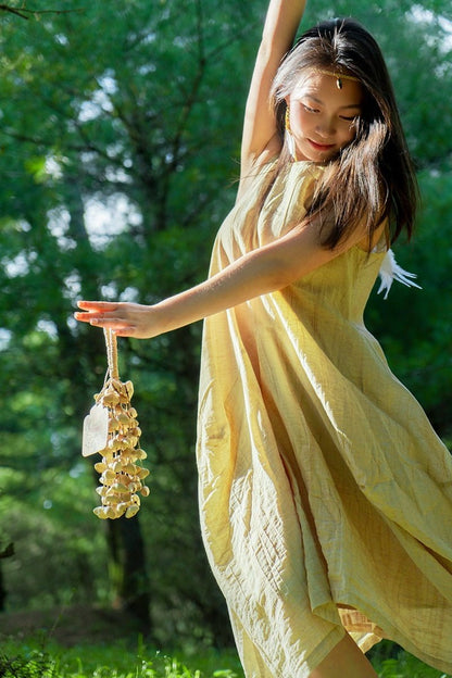 Hand Bell | Chacha Oleander Seed Shaker - - Seed Shaker