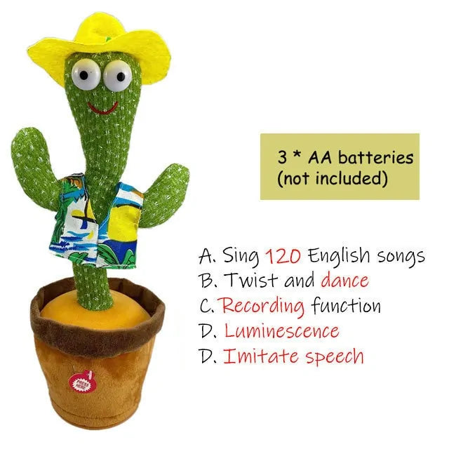 Musical Dancing Cactus Toys - Kia Day Design