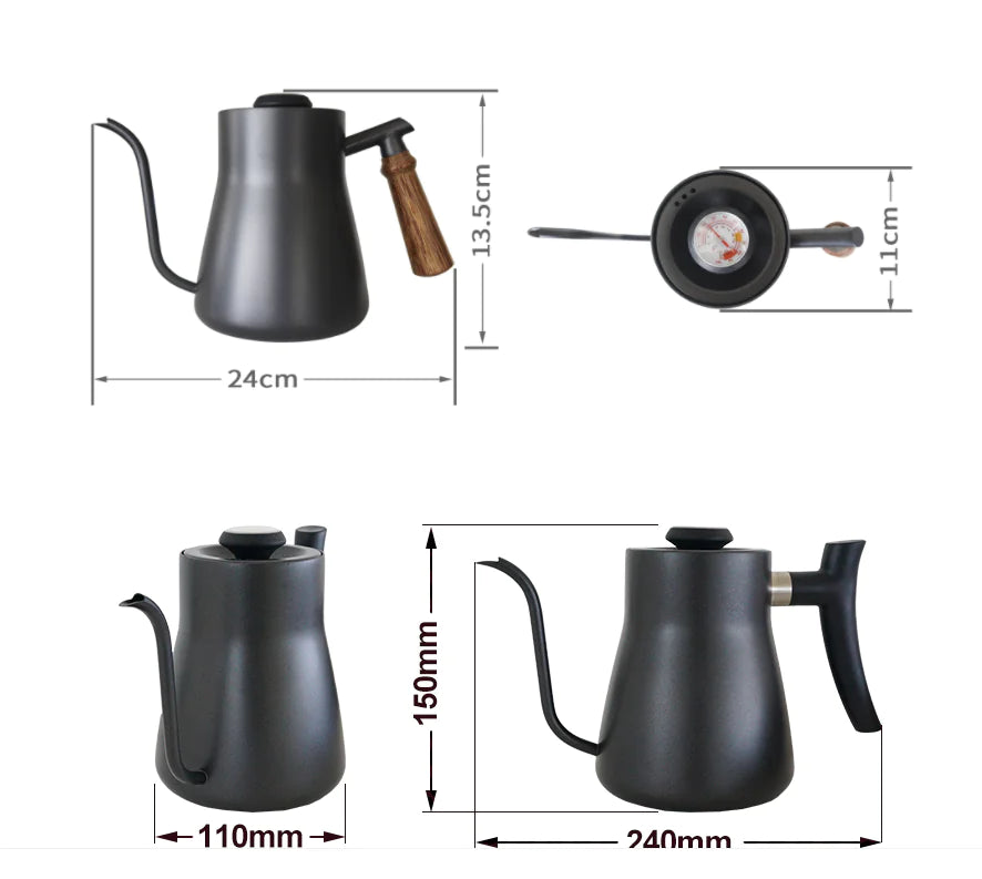 Coffee Dripper with Thermometer for Brewing Kia Day Design