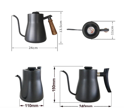 Coffee Dripper with Thermometer for Brewing Kia Day Design