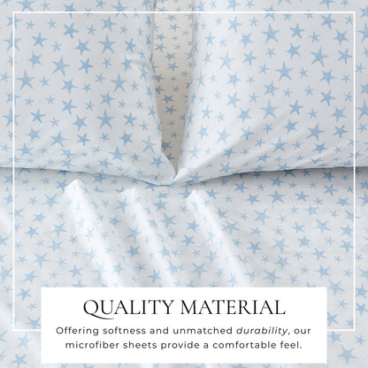 Coastal Printed Sheet Set - Newport Collection - - Bed Sheets