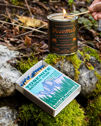 Yosemite Vintage National Park Cabin Matches - -