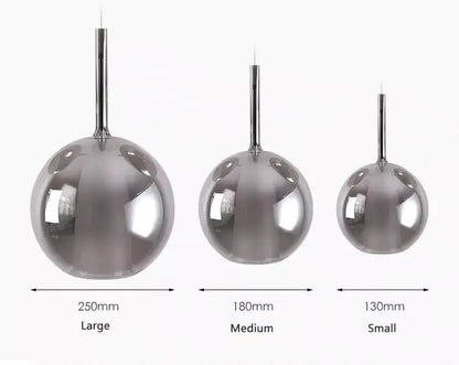 Glass Lampshade Style Pendant Lights - Kia Day Design