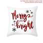 Cartoon Christmas Pillow Cover Kia Day Design