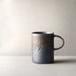 Black Vintage Handmade Ceramic Coffee Mug - Kia Day Design