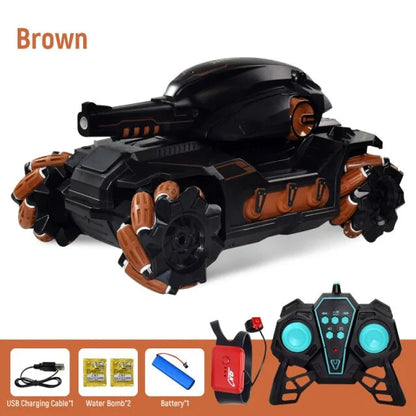 Tank RC Toy Water Bomb Shooting - Kia Day Design