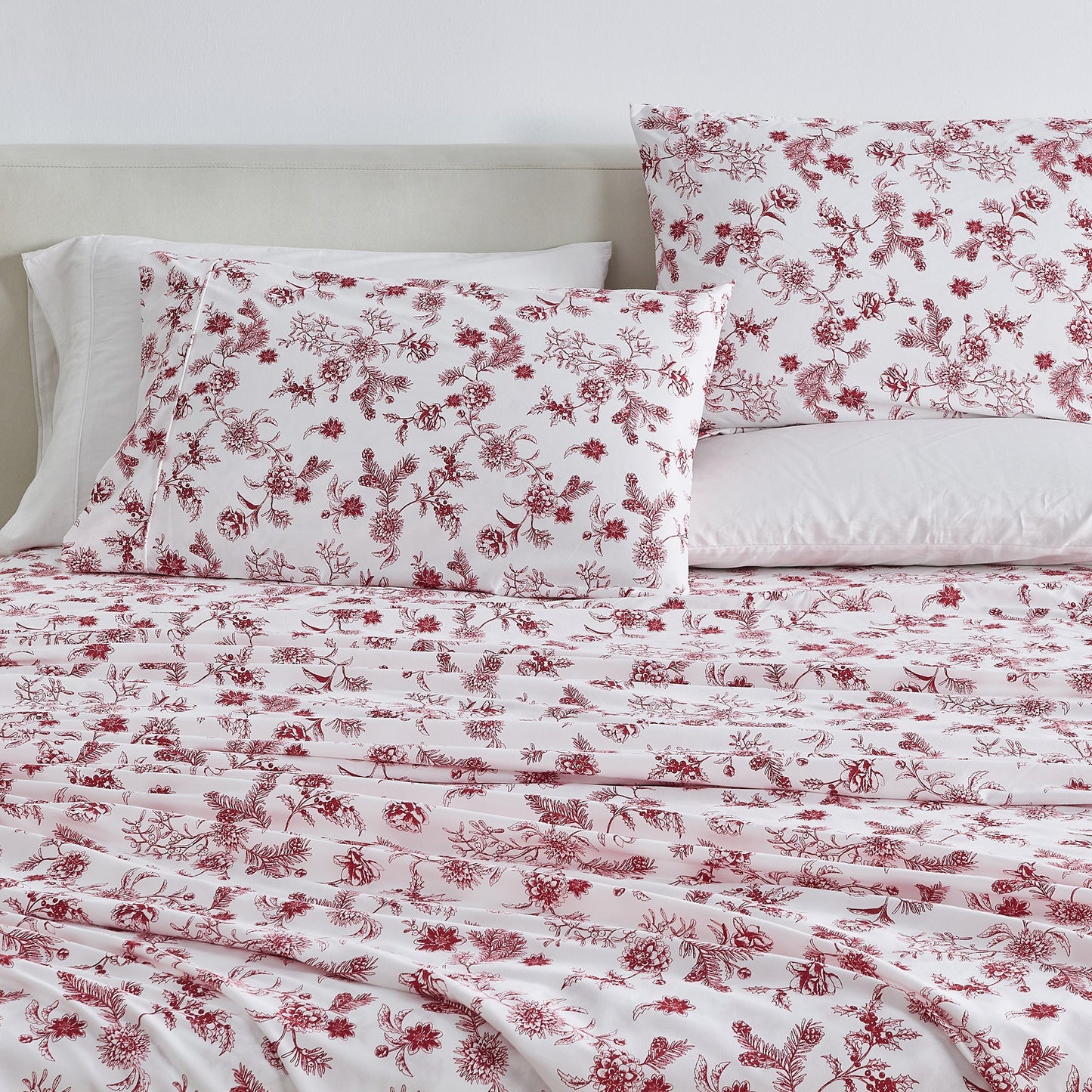 Watercolor Floral Sheet Set - Delia Collection - Jolly Floral - Sheets