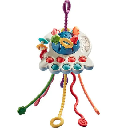 Montessori Pull String Sensory Teething Toys for Babies Kia Day Design