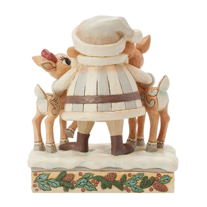 Woodland Santa with Rudolph and Clarice - - Christmas >> Figurines >> Jim Shore