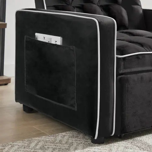 3-in-1 Sofa Bed Chair Fold-out Sofa Bed Adjustable Back - - chair