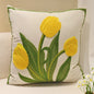 Floral Embroidered Pillow - Kia Day Design