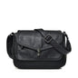 Womens Retro Crossbody Shoulder Bag - Clarice Black one