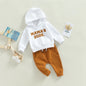 Baby Fall Outfits White brown