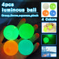 4PCs Luminous Sticky Wall Balls Stress Reliever Squishy Toys Kia Day Design