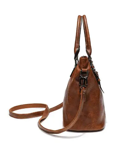 Genuine Leather Women's Shoulder and Crossbody Bag