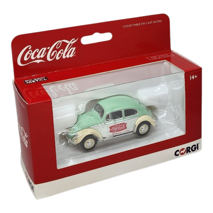 Volkswagen Beetle 1:43 Coca-Cola Retro Edition - - Christmas >> Villages >> Accessories