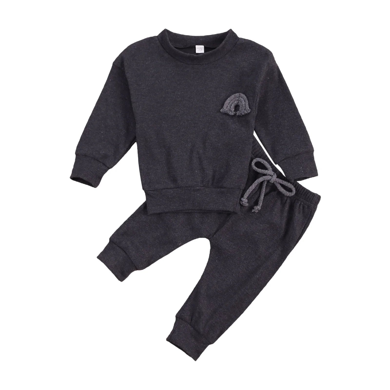 Baby Long Sleeve Romper and Pants Set - - baby clothes