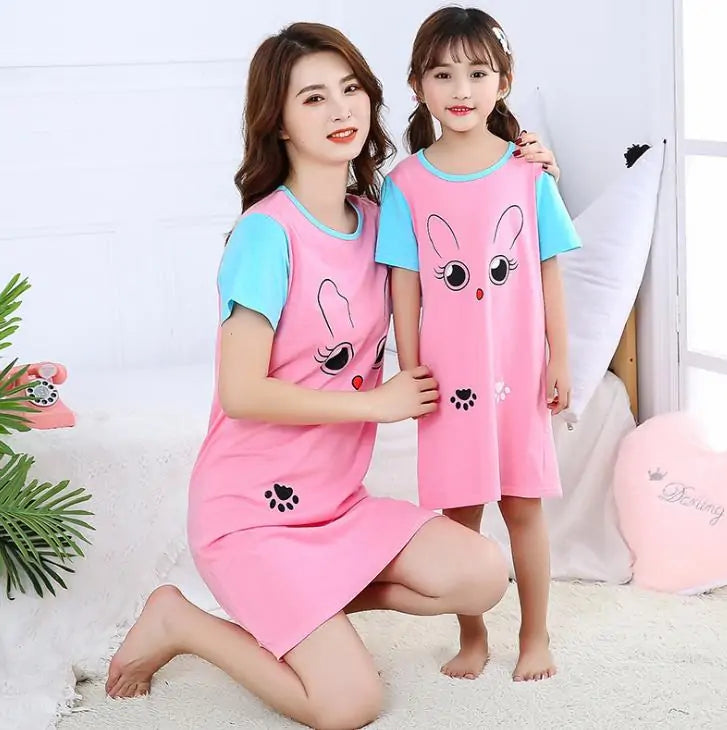 Summer Girls Nightgown Pajamas - Kia Day Design