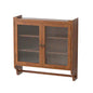 Glass Three Tier Double Door Wall Cabinet with Towel Rail - Kia Day Design