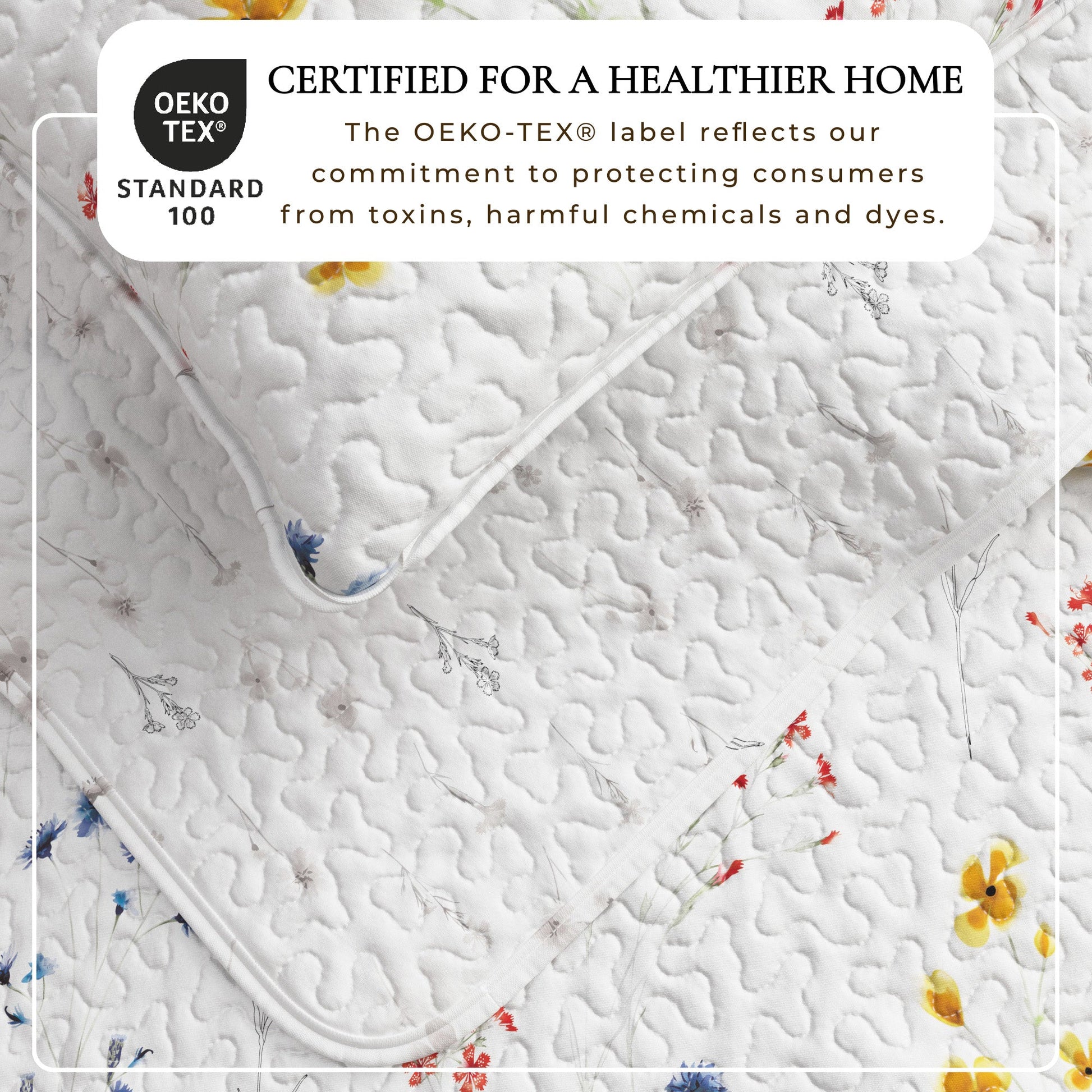 Wildflower Floral Quilt Set - Marianne Collection - - Quilts