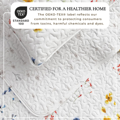 Wildflower Floral Quilt Set - Marianne Collection - - Quilts