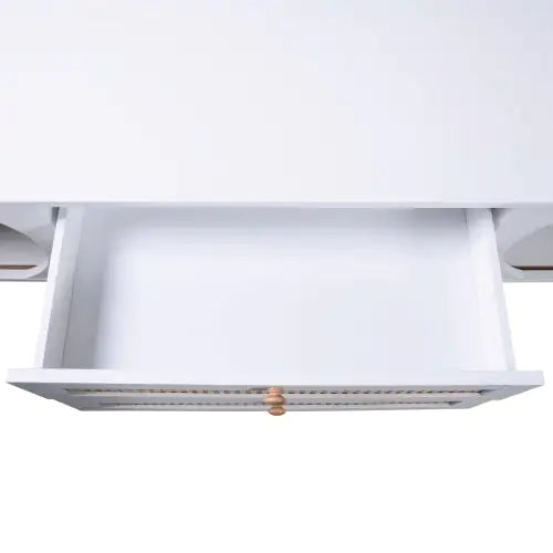 White Rattan TV Stand for TVs Up To 75'' - Kia Day Design
