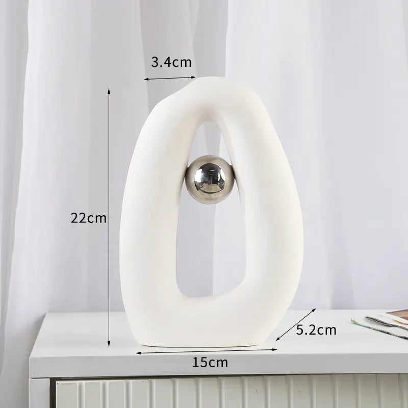 Decorative Shaped Ceramic Vases - Kia Day Design