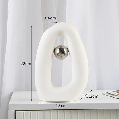 Decorative Shaped Ceramic Vases - Kia Day Design